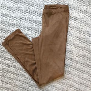 Faux Suede leggings